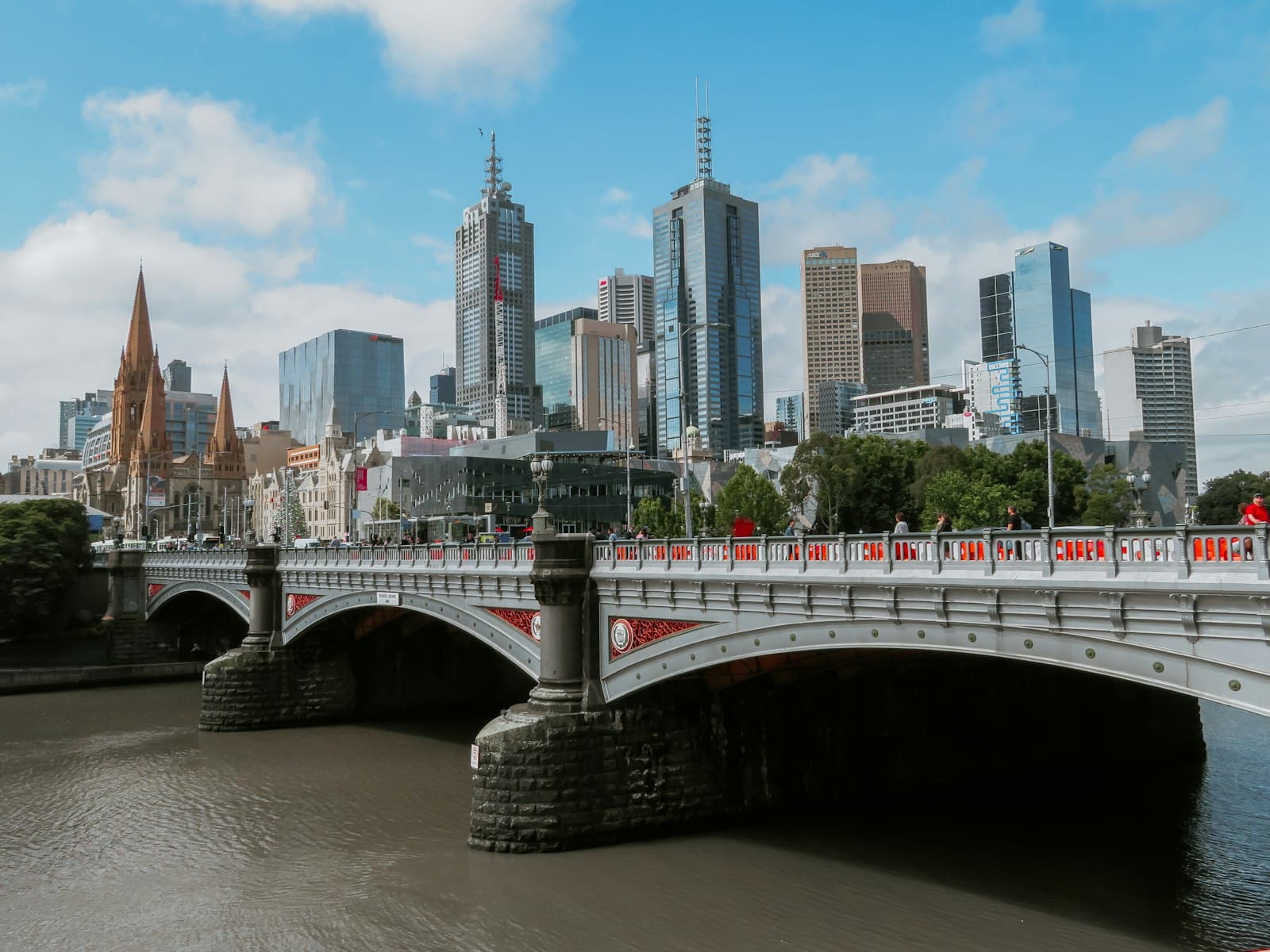 Melbourne city skyline